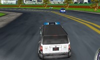 Conduire une voiture de police